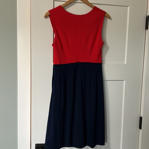 Red and blue colorblock dress. Girls from Savoy from Anthropologie. Size 4 - Picture 4 of 4